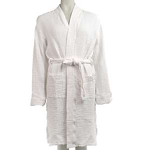 Women bathrobe - 100% organic cotton muslin - 4-layer