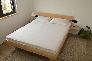 100% Organic Cotton Muslin Fitted sheet