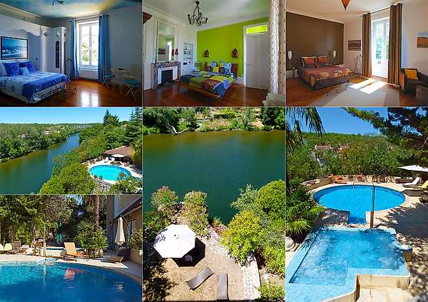 Overlooking the river Ardèche, near the Cave of Pont d’Arc, Villa Hugon is also a haven of peace.