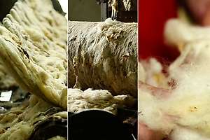 The scouring of wool in Serbia for Revolana products